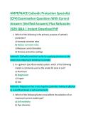 AMPP&sol;NACE Cathodic Protection Specialist  &lpar;CP4&rpar; Examination Questions With Correct  Answers &lpar;Verified Answers&rpar; Plus Rationales  2026 Q&A &vert; Instant Download Pdf 