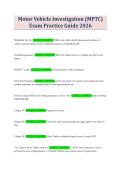 Motor Vehicle Investigation &lpar;MPTC&rpar; Exam Practice Guide 2026
