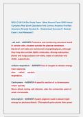 WGU C190 OA Bio Study Exam &vert; Most Recent Exam 2026 Actual  Complete Real Exam Questions And Correct Answers &lpar;Verified  Answers&rpar; Already Graded A&plus; &vert; Guaranteed Success&excl;&excl; &vert; Newest  Exam &vert; Just Released&excl;&excl;