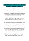 ATLS Study Questions with Verified  Answers Already Graded A&plus; 
