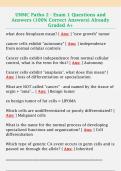 UNMC Patho 2 - Exam 1 Questions and  Answers &lpar;100&percnt; Correct Answers&rpar; Already  Graded A&plus; 