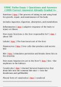 UNMC Patho Exam 1 Questions and Answers  &lpar;100&percnt; Correct Answers&rpar; Already Graded A&plus; 