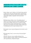 RASMUSSEN PATHO EXAM SCRIPT 2026 FULL QUESTIONS AND CORRECT ANSWERS