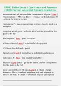UNMC Patho Exam 1 Questions and Answers  &lpar;100&percnt; Correct Answers&rpar; Already Graded A&plus; 