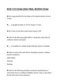 RCIS CCI EXAM 2026 FINAL REVIEW EXAM