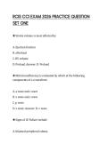 RCIS CCI EXAM 2026 PRACTICE QUESTION SET ONE