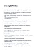 Nursing 527 Wilkes Questions and Answers 