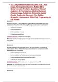 ATI Comprehensive Predictor &lpar;RN&rpar; 2026 &ndash; Full-Scope Nursing Exam Review&comma; NCLEX-Style Comprehensive Predictor Questions&comma; Clinical Judgment & Prioritization&comma; Medical-Surgical&comma; Pharmacology&comma; Pediatrics&comma; Maternity&comma; Mental Health&comma; Leadership Concepts&comma; Test-Taki