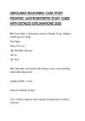 UNFOLDING REASONING CASE STUDY PEDIATRIC GASTROENTERITIS STUDY GUIDE WITH DETAILED EXPLANATIONS 2026