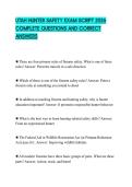 UTAH HUNTER SAFETY EXAM SCRIPT 2026 COMPLETE QUESTIONS AND CORRECT ANSWERS
