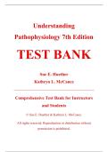 Complete Test Bank - Understanding Pathophysiology&comma; 7th Edition &ndash; Sue E&period; Huether&comma; Kathryn L&period; McCance &ndash; ISBN 9780323639088 &lpar;All Chapters Covered 1&ndash;44&rpar;