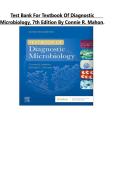TEST BANK For Textbook Of Diagnostic Microbiology&comma; 7th Edition By Connie R&period; Mahon&comma; Verified Chapters 1 - 41&comma; Complete Newest Version 2026