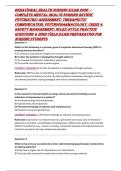 Behavioral Health Nursing Exam 2026 &mdash; Complete Mental Health Nursing Review&comma; Psychiatric Assessment&comma; Therapeutic Communication&comma; Psychopharmacology&comma; Crisis & Safety Management&comma; NCLEX-Style Practice Questions & High-Yield Exam Preparation for Nursing Studen