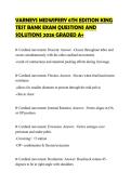 VARNEYS MIDWIFERY 6TH EDITION KING TEST BANK EXAM QUESTIONS AND SOLUTIONS 2026 GRADED A&plus;