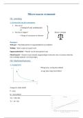 Samenvatting Economie in rechte lijn -  Micro en Macro economie