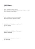 CSST Exam Study Guide Practice Questions Test Bank and Detailed Solutions 2025&sol; 2026