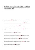 Module 8&colon; Urinary System Study PDF &ndash; High-Yield Concepts 2026