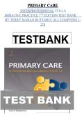 Test Bank Primary Care Interprofessional Collaborative Practice 7th Edition by Terry Mahan Buttaro&vert;All chapters covered 1-228&vert;100&percnt; verified Answers&period;
