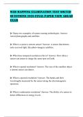 WEB MAPPING EXAMINATION TEST SOLVED QUESTIONS 2026 FINAL PAPER VIEW AHEAD EXAM