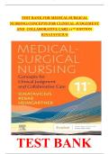 Test Bank For Medical-Surgical Nursing&colon; Concepts for Clinical Judgment and Collaborative Care 11th edition by Donna D&period; Ignatavicius Isbn&colon; 9780323878265&comma; All Chapters