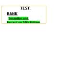 Test Bank for Sensation and Perception 10th Edition by E&period; Bruce Goldstein & Cacciamani &vert; Complete Questions & Answers Chapters 1&ndash;15