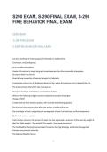 S-290 Exam Study Guide Practice Questions Test Bank and Detailed Solutions 2025&sol; 2026