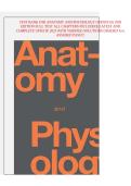 Test Bank for Anatomy and Physiology OpenStax 2nd Edition &vert; Complete Chapters&comma; Verified Solutions 2026&comma; Graded A&plus; Exam Prep