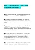 WEST COAST EMT BLOCK 1 STUDY GUIDE 2026 EXAM Q&A GRADED A&plus;