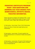 PEDORTHIC CERTIFICATE PROGRAM  EXAM 1 2026 QUESTIONS AND  ANSWERS&vert; ACE YOUR GRADES&vert; FOOT  BIOMECHANICS&comma; ORTHOTIC DESIGN&comma;  PEDIATRIC DEFORMITIES&period;