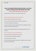 WGU C715 ORGANIZATIONAL BEHAVIOR EXAM A&comma; B & STUDY GUIDE ALL 400 QUESTIONS AND VERIFIED SOLUTIONS&period;pdf
