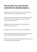 ENG 225 WEEK 2 FULL SOLUTION 2026 QUESTIONS WITH ANSWERS GRADED A&plus;