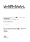 Barkley PMHNP Exam Review &ndash; Gestalt Therapy &lpar;Frederick Perls&rpar; Essentials 2026