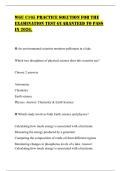 WGU C165 PRACTICE SOLUTION FOR THE EXAMINATION TEST GUARANTEED TO PASS IN 2026&period;