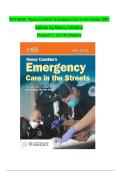 TEST BANK For Nancy Caroline&rsquo;s Emergency Care in the Streets&comma; 9th Edition by Nancy Caroline&comma; Verified Chapters 1 - 53&comma; Complete Newest Version