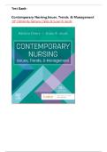 Contemporary Nursing&comma; 10th Edition Issues&comma; Trends&comma; & Management by Barbara Cherry & Susan R&period; Jacob
