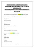 CARDIAC VASCULAR NURSING EXAM BUNDLE &vert;QUESTIONS AND 100&percnt; CORRECT WELL DETAILED ANSWERS&vert;LATEST UPDATE&excl;&excl;&excl;&excl;2025&sol;2026&vert;GUARANTEED PASS&vert;GRADED A&plus;&vert;VERIFIED