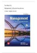 Test Bank for Management&colon; A Practical Introduction &ndash; 10th Edition &lpar;2024 Release&comma; Angelo Kinicki&rpar; &vert; Business & Management Exam Prep 2025&sol;2026
