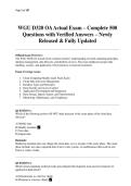 WGU D320 OA Actual Exam &ndash; Complete 500 Questions with Verified Answers &ndash; Newly Released & Fully Updated&period;pdf