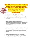 WGU D334 Comprehensive Resource To Help  You Ace 2026-2027 Includes Frequently  Tested Questions With ELABORATED 100&percnt;  Correct COMPLETE SOLUTIONS  Guaranteed Pass First Attempt&excl;&excl;  Current Update&excl;&excl;