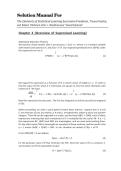The Elements of Statistical Learning by Trevor Hastie&comma; Robert Tibshirani & Jerome Friedman &vert; Solutions by John L&period; Weatherwax & David Epstein &vert; Complete Solution Manual Chapters 1&ndash;15 with Appendix