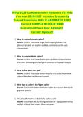 WGU D334 Comprehensive Resource To Help  You Ace 2026-2027 Includes Frequently  Tested Questions With ELABORATED 100&percnt;  Correct COMPLETE SOLUTIONS  Guaranteed Pass First Attempt&excl;&excl;  Current Update&excl;&excl; 