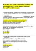 NUR 509 - FNP Adults Final Exam Questions and Correct Answers &vert; Latest Update 2026&sol;2027 &vert; Graded A&plus; &vert; 100&percnt; Correct&period;