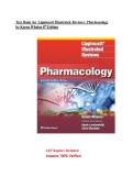 Test Bank for Lippincott Illustrated Reviews&colon; Pharmacology&comma; 8th Edition by Karen Whalen &ndash; Complete and Updated Coverage&period;