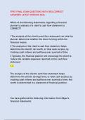 FP511 FINAL EXAM QUESTIONS WITH 100&percnt; CORRECT  ANSWERS LATEST VERSION 2026