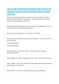 NSG 322 FINAL EXAM REVIEW COMPLETE FINAL EXAM STUDY GUIDE WITH PRACTICE QUESTIONS AND VERIFIED ANSWERS 2025&ndash;2026