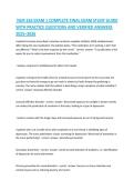  NUR 326 EXAM 1 COMPLETE FINAL EXAM STUDY GUIDE WITH PRACTICE QUESTIONS AND VERIFIED ANSWERS 2025&ndash;2026