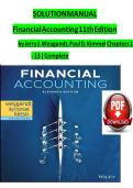 Solution Manual For Financial Accounting 11th Edition by Jerry J&period; Weygandt&comma; Paul D&period; Kimmel&comma; Donald E&period; Kieso &sol; Latest & Updated Version 2026