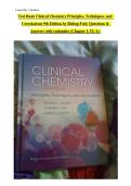 Clinical chemistry principles techniques and correlations 9th edition by bishop fody 