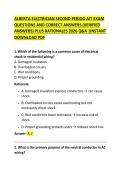 Alberta Electrician Second Period AIT Exam Questions with Answers