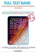 Test Bank for Hamric and Hanson&rsquo;s Advanced Practice Nursing&colon; An Integrative Approach &ndash; 7th Edition &lpar; Mary Fran Tracy&comma; Eileen T&period; O&rsquo;Grady & Susanne J&period; Phillips&rpar; &vert;ISBN No &colon;  9780323777117 &vert; &vert; APRN & DNP Exam Prep 2025&sol;2026